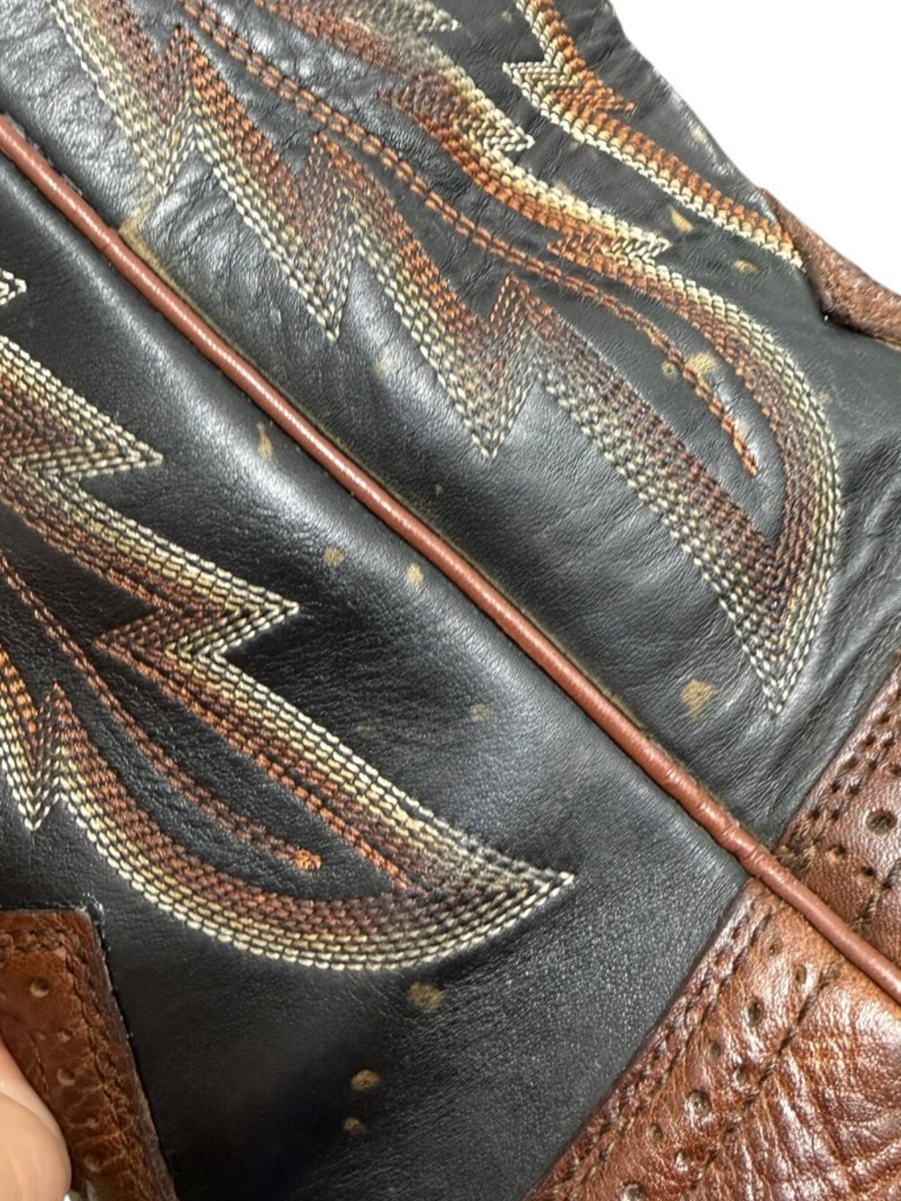 Ariat Heritage Stockyard Leather Western Cowboy Boot men's 11 D - Picture 9 of 16